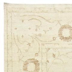 Doris Leslie Blau Collection Tabriz Beige Hand Knotted Wool Rug - 3581698