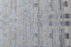 Doris Leslie Blau Collection Terra Blue Hand Knotted in Natural Wool Rug - 3580443