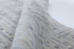 Doris Leslie Blau Collection Terra Blue Hand Knotted in Natural Wool Rug - 3580444