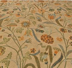 Doris Leslie Blau Collection Tibetan European Inspired Floral Handmade Wool Rug - 3578447