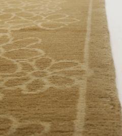 Doris Leslie Blau Collection Tibetan Yellow Green Handmade Silk and Wool Rug - 3580470