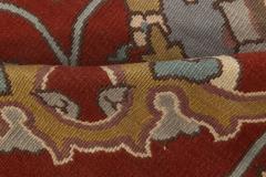Doris Leslie Blau Collection Traditional Floral Design Flat Weave Wool Rug - 3580486