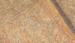 Doris Leslie Blau Collection Traditional Inspired Blue Pink Purple Knotted Rug - 3578841