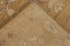 Doris Leslie Blau Collection Traditional Inspired Tabriz Rug in Beige and Brown - 3578530