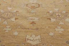 Doris Leslie Blau Collection Traditional Inspired Tabriz Rug in Beige and Brown - 3578532