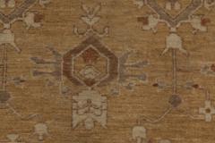Doris Leslie Blau Collection Traditional Inspired Tabriz Rug in Beige and Brown - 3578533