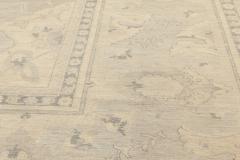 Doris Leslie Blau Collection Traditional Oriental Inspired Beige Gray Wool Rug - 3578822
