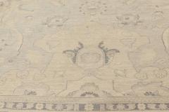 Doris Leslie Blau Collection Traditional Oriental Inspired Beige Gray Wool Rug - 3578823