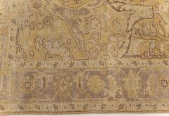 Doris Leslie Blau Collection Traditional Oriental Inspired Yellow Wool Rug - 3580502