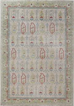 Doris Leslie Blau Collection Traditional Oushak Design Handmade Wool Rug - 3581740