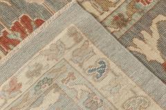 Doris Leslie Blau Collection Traditional Sultanabad Design Blue and Gray Rug - 3580508
