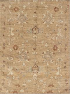 Doris Leslie Blau Collection Traditional Tabriz Inspired Beige Rug Fragment  - 3580517