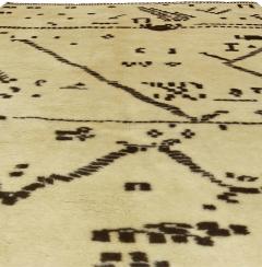 Doris Leslie Blau Collection Tribal Design Moroccan Style Handmade Wool Rug - 3580526