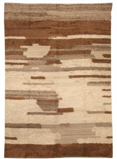 Doris Leslie Blau Collection Tribal Tulu Nadu Style Beige Brown Handmade Rug - 3578864
