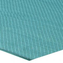 Doris Leslie Blau Collection Turquoise Geometric Design Flat weave Viscose Rug - 3578696