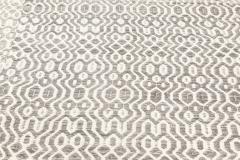 Doris Leslie Blau Collection White Gray Flat Weave Wool Rug - 3586847