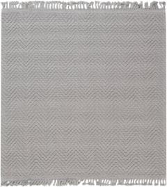 Doris Leslie Blau Collection from Bauer Modern Gray Herringbone Design Rug I - 3579912