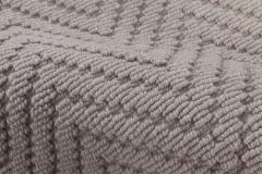 Doris Leslie Blau Collection from Bauer Modern Gray Herringbone Design Rug I - 3579914