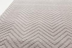Doris Leslie Blau Collection from Bauer Modern Gray Herringbone Design Rug I - 3579917