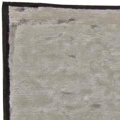 Doris Leslie Blau Collection high quality Modern Gray Handmade Wool Rug - 3581133