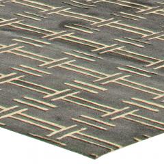 Doris Leslie Blau Large Moroccan Style Brown Wool Rug - 3587022