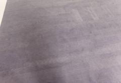 Doris Leslie Blau Oversized Solid Smoky Amethyst Handmade Mohair Modern Rug - 3580556