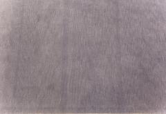 Doris Leslie Blau Oversized Solid Smoky Amethyst Handmade Mohair Modern Rug - 3580557