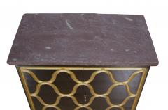 Dorothy Draper Black Lacquer and Gilded Espana Cabinet - 3786418