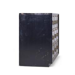 Dorothy Draper Dorothy Draper Espa a Black and Gold Chest Dressers Pair - 4218630