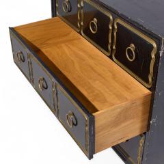 Dorothy Draper Dorothy Draper Espa a Black and Gold Chest Dressers Pair - 4218632