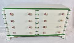 Dorothy Draper Dorothy Draper White Lacquer Eight Drawer Dresser the Greenbrier Resort 1946 - 571344