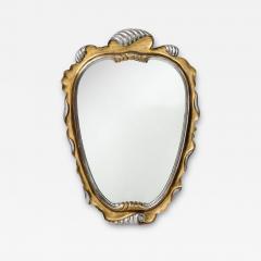 Dorothy Draper Hollywood Gold and Silver Gilt Wood Mirror by Dorothy Draper - 4143398