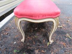 Dorothy Draper Hollywood Regency Cabriole Leg Bench Painted Gilt Finish - 1139182