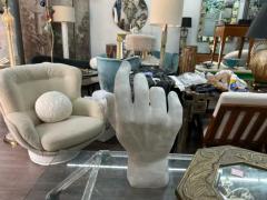 Dorothy Draper Large French Neoclassical Style Plaster Hand Sculpture - 3744250