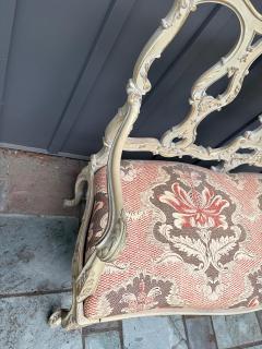Dorothy Draper Lovely French Louis XV Style Parlor Bench Openwork Backrest Dorothy Draper - 4729570