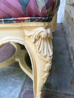 Dorothy Draper Lovely French Provincial Bench Louis XV Cabriole Legs - 4704739