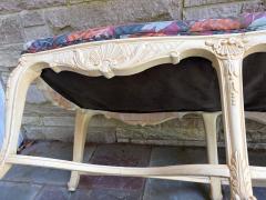 Dorothy Draper Lovely French Provincial Bench Louis XV Cabriole Legs - 4704749
