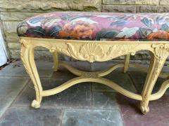 Dorothy Draper Lovely French Provincial Bench Louis XV Cabriole Legs - 4704754