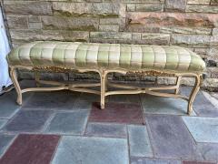 Dorothy Draper Lovely French Provincial Louis XV Style Painted Wood Bench Dorothy Draper - 4429154