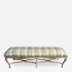 Dorothy Draper Lovely French Provincial Louis XV Style Painted Wood Bench Dorothy Draper - 4434602