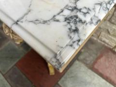 Dorothy Draper Lovely Hollywood Regency Harp Style Marble Top Console Table - 4561157