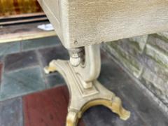 Dorothy Draper Lovely Hollywood Regency Harp Style Marble Top Console Table - 4561162