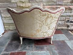 Dorothy Draper Stunning Hollywood Regency French Dorothy Draper Style Slipper Chair - 4729558