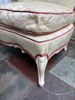 Dorothy Draper Stunning Hollywood Regency French Dorothy Draper Style Slipper Chair - 4729601