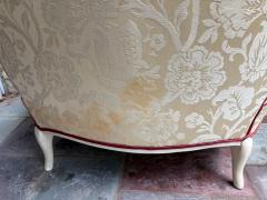 Dorothy Draper Stunning Hollywood Regency French Dorothy Draper Style Slipper Chair - 4729603