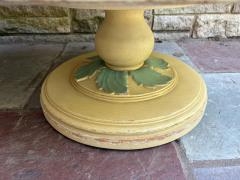 Dorothy Draper Stunning Pair Hollywood Regency Pedastal Drum Table Night Stand Mid Century - 4704722