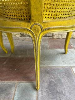 Dorothy Draper Stunning Pair Louis XV Style French Caned Corner Chairs - 4429323