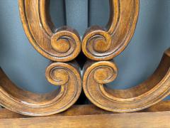 Dorothy Draper Vintage Fruit Wood French Provincial Queen Headboard Mid Century - 4748519