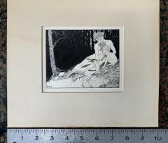 Dorothy Pulis Lathrop Satyr Pan and Deer Greek mythology - 4245118