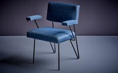 Dorothy Schindele Dorothy Schindele Pinleg wrought iron Armchair in original condition US 1940s - 3281161